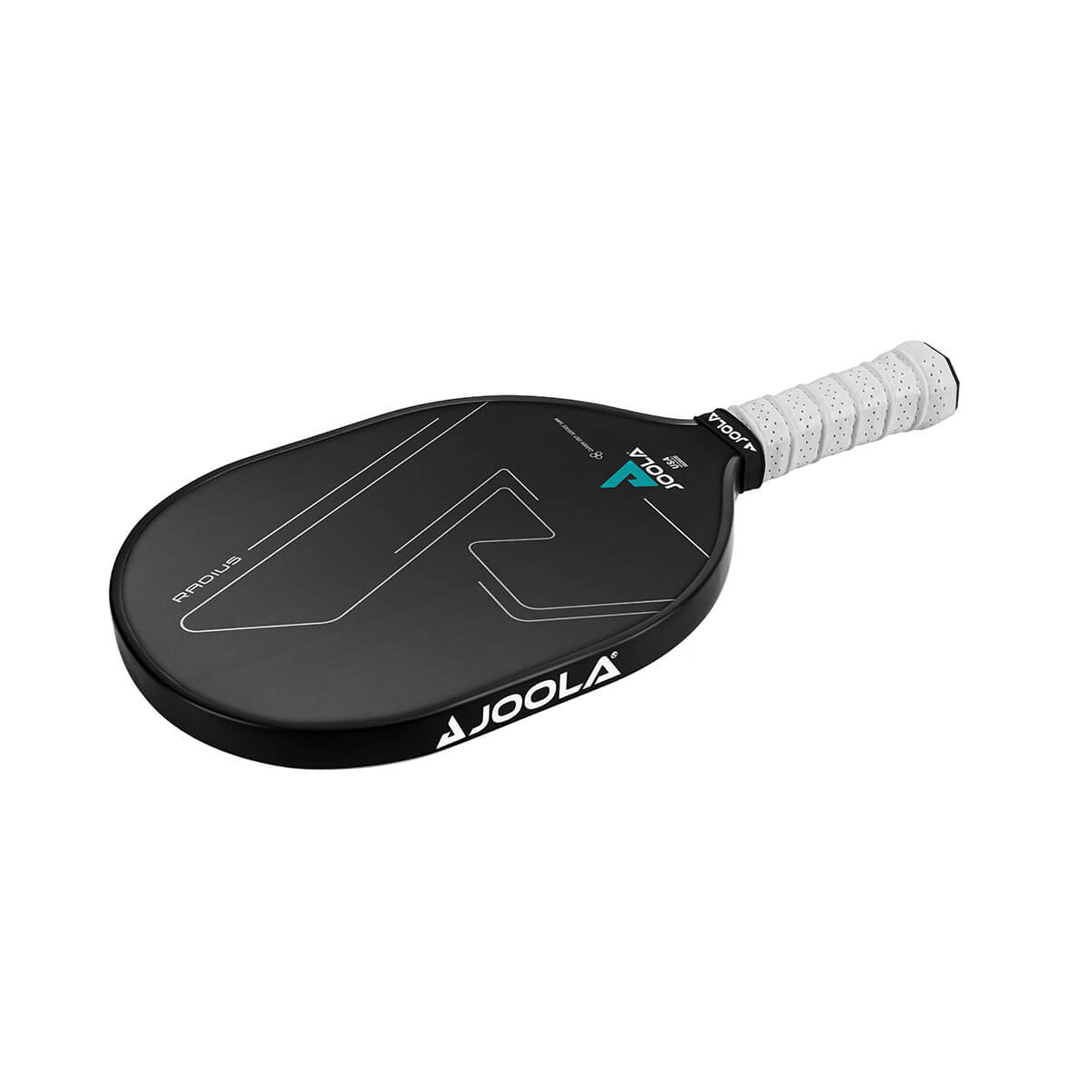 White Background Image: Angled view of the JOOLA CGS 16 mm Radius pickleball paddle.