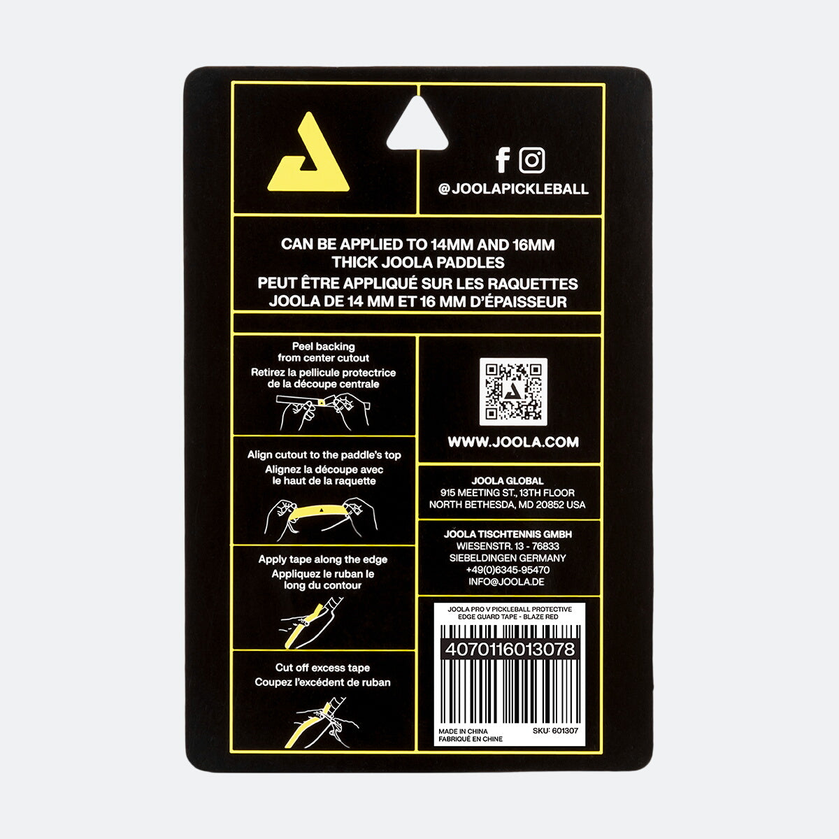 JOOLA Pro V Pickleball Protective Edge Guard Tape