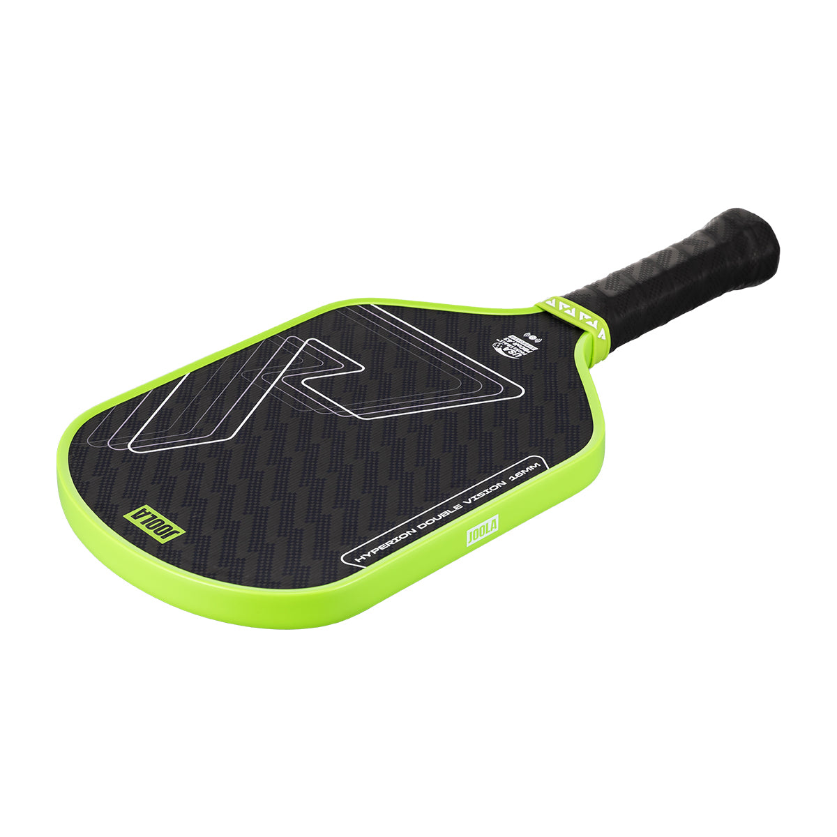 White background, product image of the Hyperion Double Vision pickleball paddle.