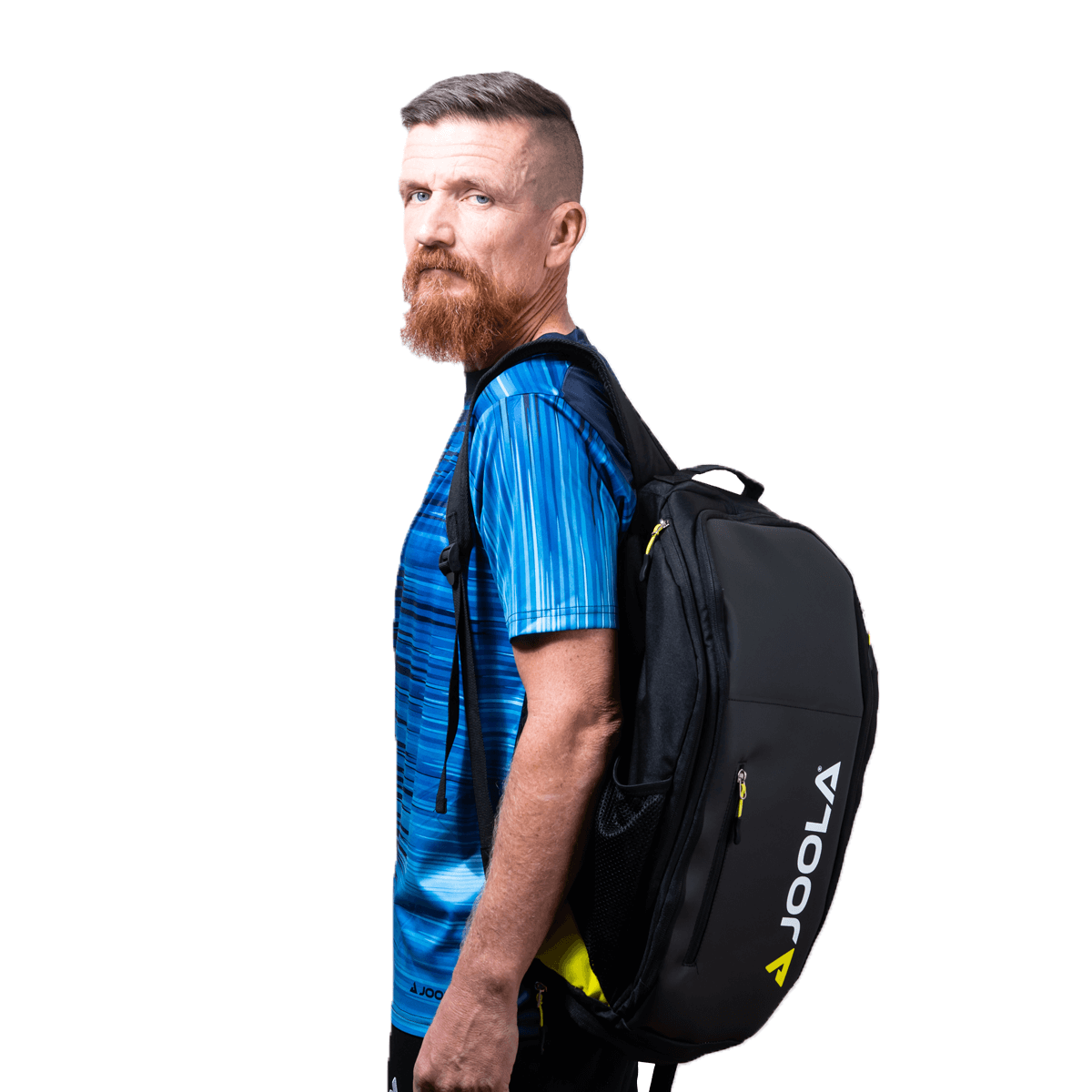White Background Image: Product image of the JOOLA Vision II Deluxe Backpack